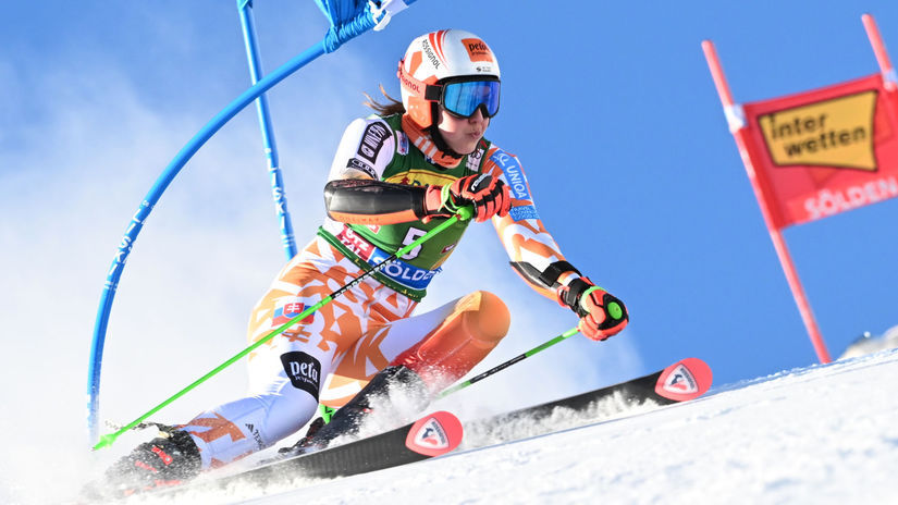 Petra Vlhová sa pustila do svahu nebojácne, v...