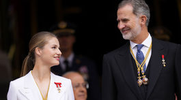 Španielska princezná Leonor a jej otec, kráľ Felipe