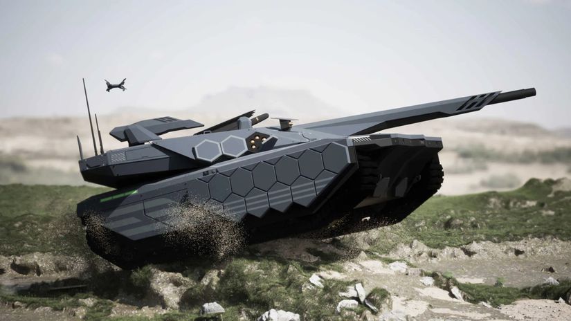 Hyundai Rotem tank koncept