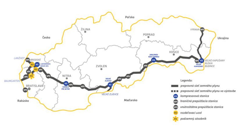 Kadiaľ vedie potrubie Eustreamu.