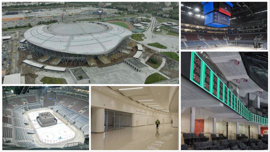 Dokončili najväčšiu hokejovú arénu na svete. V Petrohrade ju stavali tri roky. Koľko stála a akú má kapacitu?