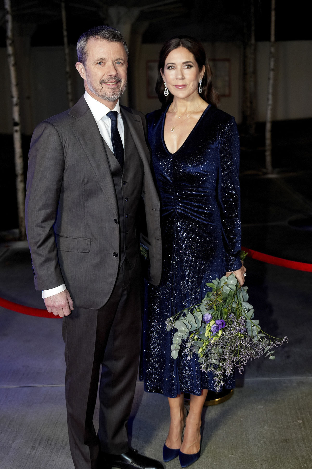 Dánsky korunný princ Frederik a jeho manželka,...