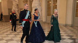 Španielsky kráľ Felipe a jeho manželka,...