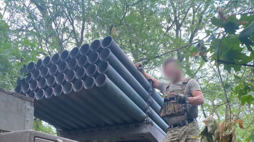 Prvá (a doteraz jediná) fotografia raketometu...