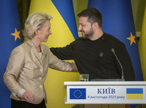 Kyjev, EÚ, Ukrajina, Volodymyr Zelenskyj, Ursula von der Leyenová