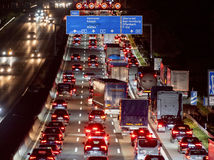 Nemecko, doprava, Frankfurt, diaľnica, kolóny, autá