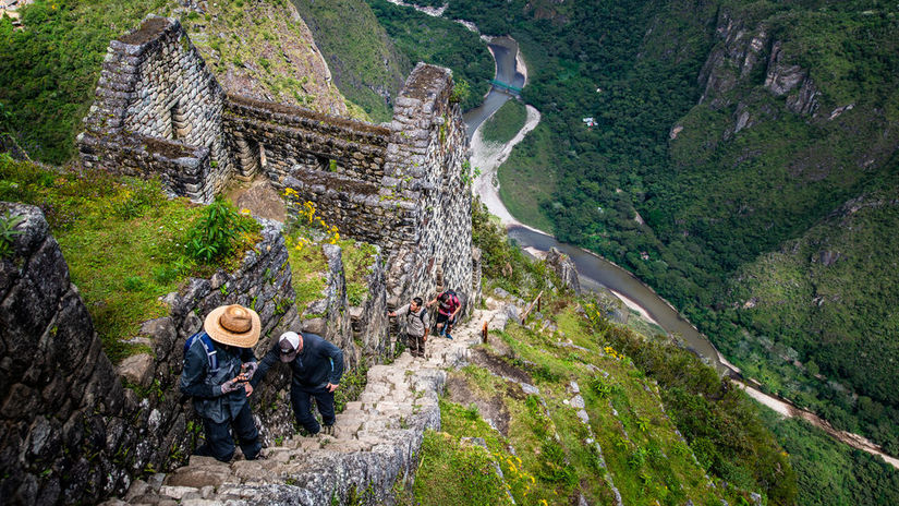 Schody Huayna Picchu