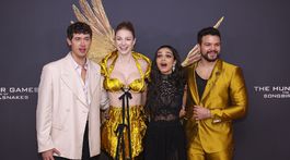 Tom Blyth, Hunter Schafer, Rachel Zegler a Josh Andres Rivera