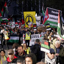 londýn, palestína, protest, izrael, vojna