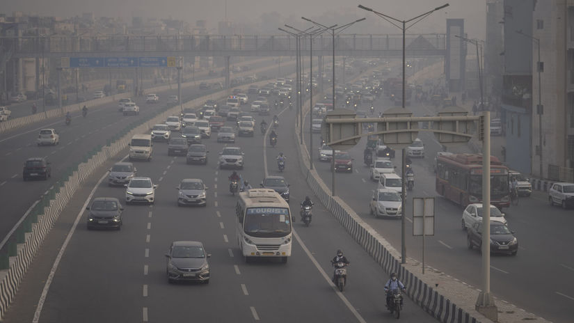 India, smog, znečistenie