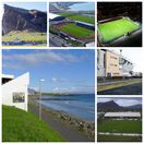 Koláž Island štadióny