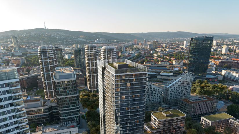 Bratislavský downtown.