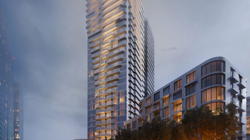 Vizualizácia projektu Ister Tower.