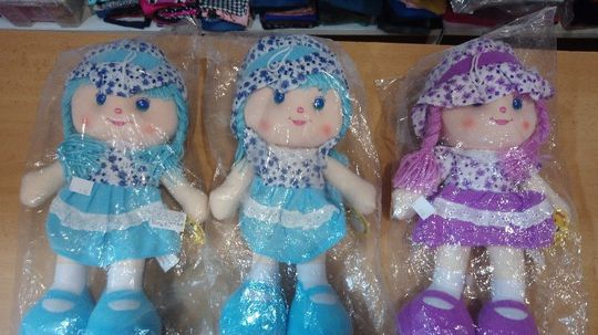 Textilné hračky s mäkkou výplňou jednoduchého...