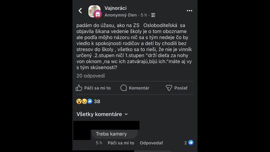 Šikana na škole vo Vajnoroch