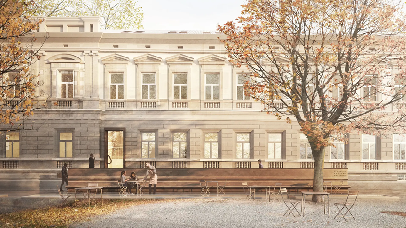 Víťazný návrh rekonštrukcie kúpeľov Grössling...