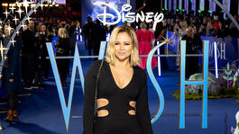LONDON, ENGLAND: Kimberley Walsh attends the UK Premiere of Walt Disney Animation Studios', 'Wish' at Odeon Leicester Square in London on November 20, 2023. (Photo by StillMoving.Net for Disney)