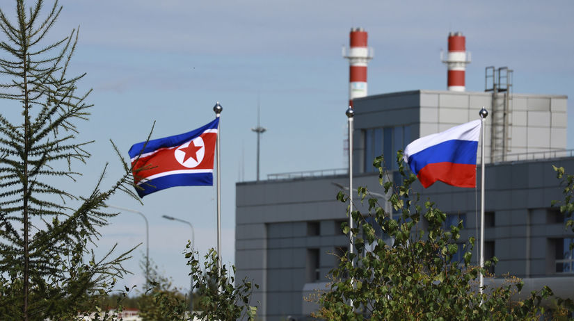 kľdr, severná kórea, rusko, vlajky