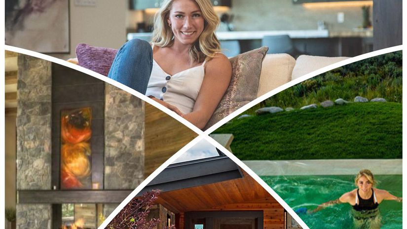 Prejdite sa po dome elitnej lyžiarky Mikaely...