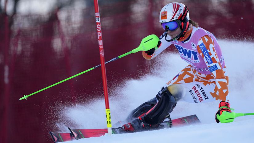 Petra Vlhová vstúpila do slalomu ako šiesta v...