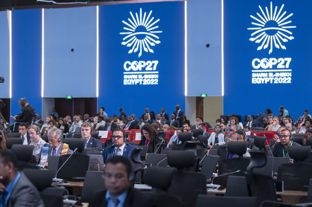 Snímka z Klimatickej konferencie OSN COP 27 v...