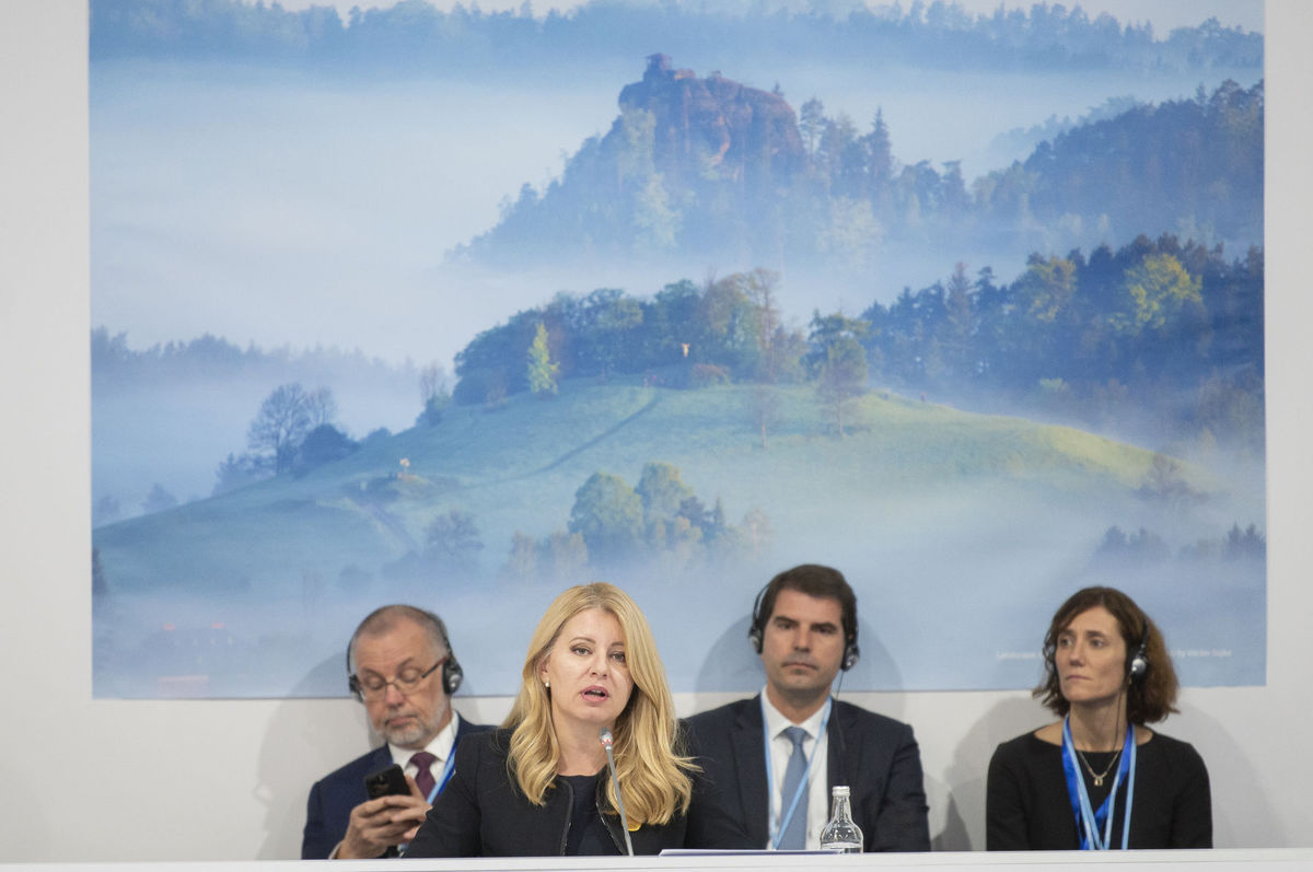Na snímke prezidentka SR Zuzana Čaputová...