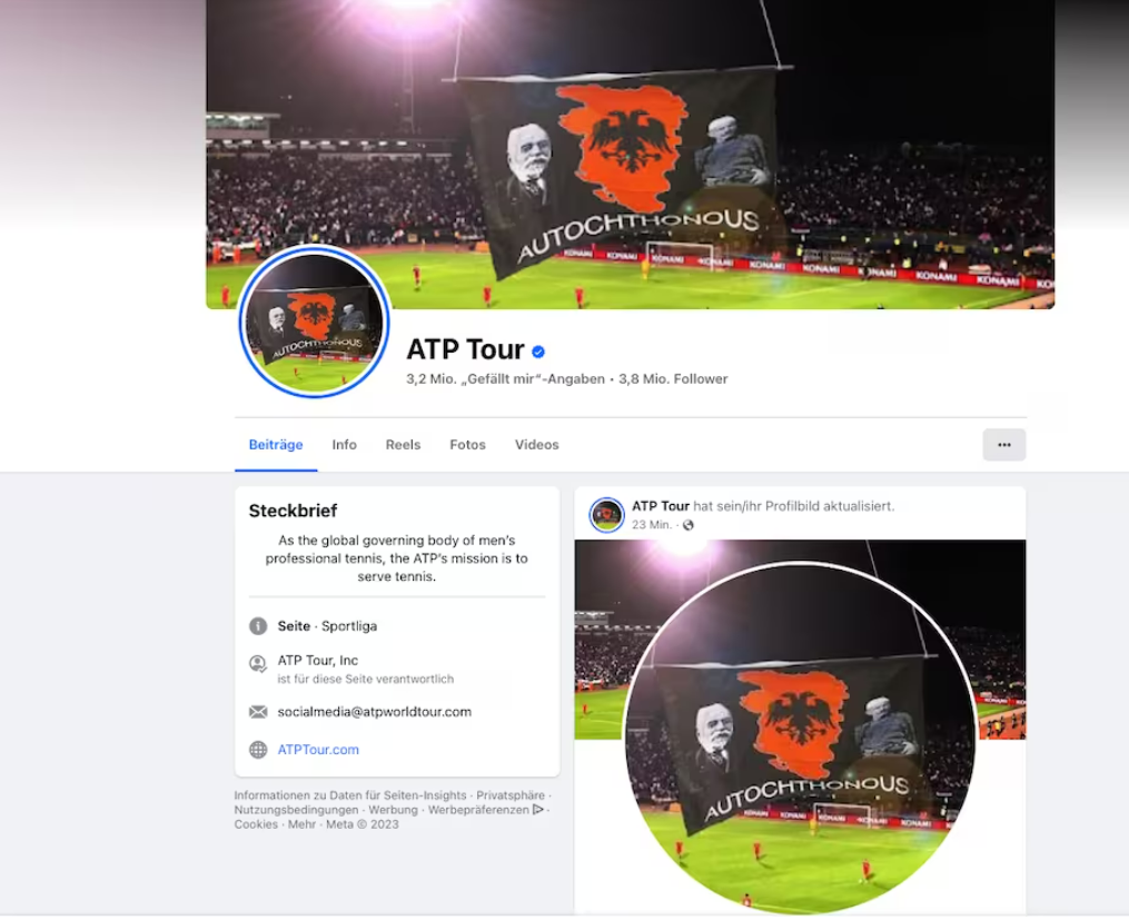 Facebookový profil ATP Tour po včerajšom útoku...
