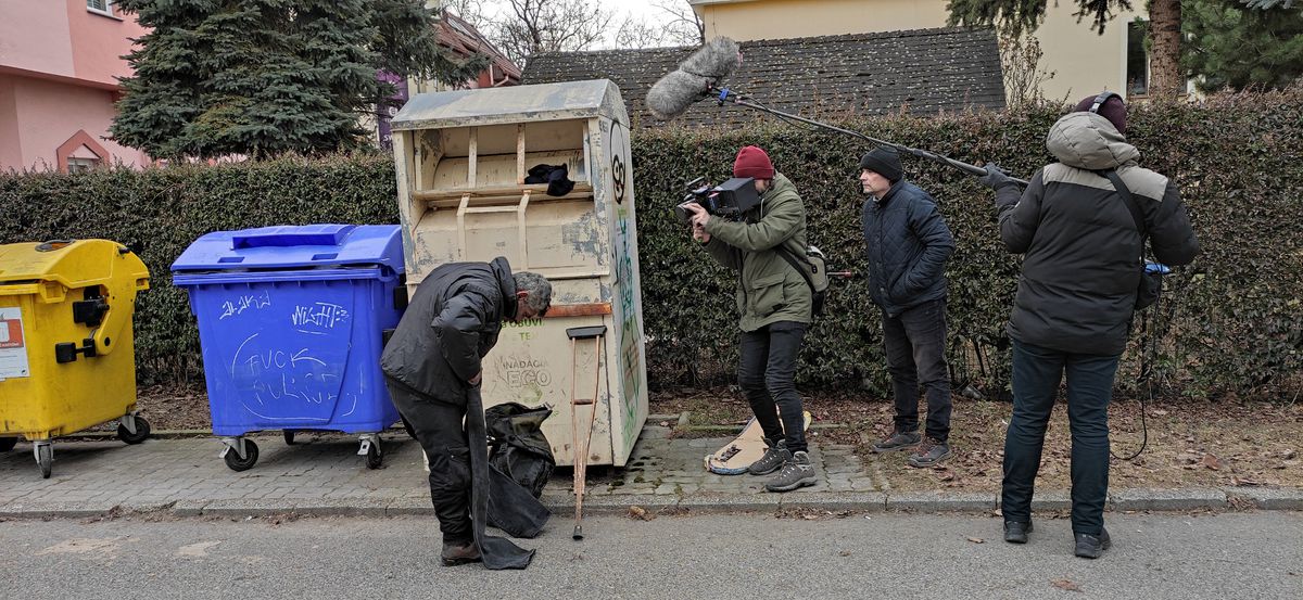 Natáčanie s Jaroslavom Horváthom.