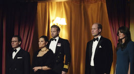 Princ William s manželkou, princeznou Kate (vpravo) 