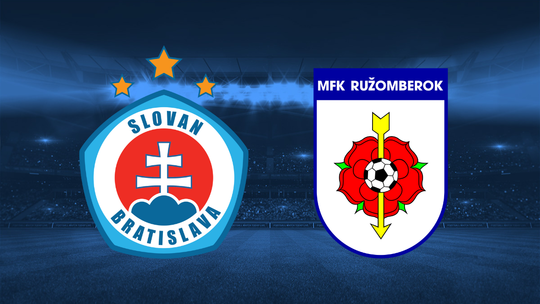 Ligový zápas medzi Slovanom Bratislava a MFK Ružomberok sme sledovali ONLINE