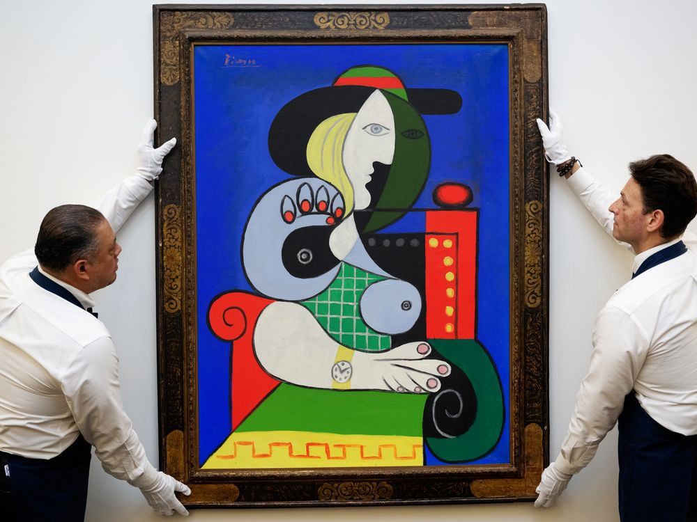 Pablo Picasso - Žena s hodinkami