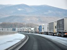 Bidovce Ukrajina odstavené kamióny, poľskí dopravcovia, protest