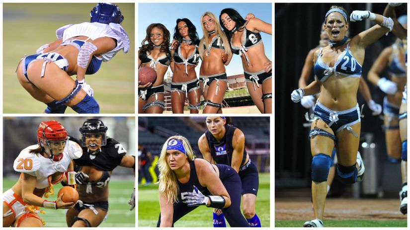 Svaly, odvaha, ženská krása, spodná bielizeň...