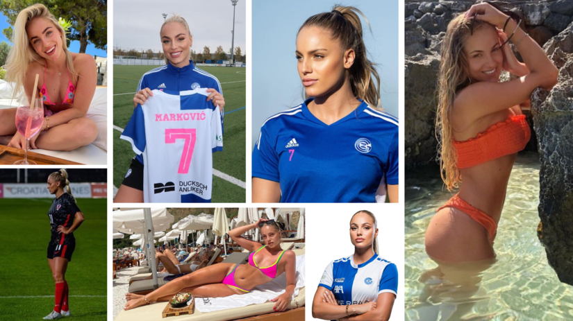 Chorvátska futbalová reprezentantka Ana...