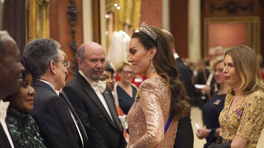 Britská princezná Kate, princezná z Walesu na...