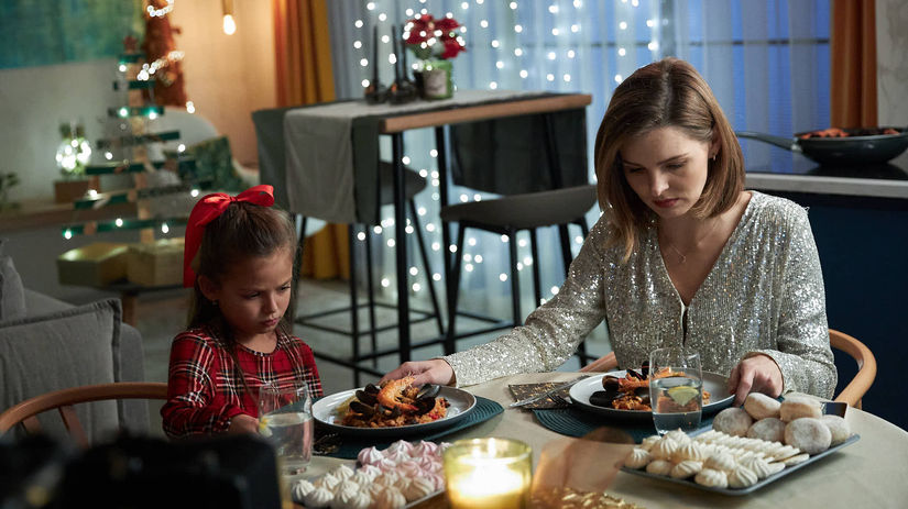 Záber z vianočného špeciálu Mamy na prenájom.