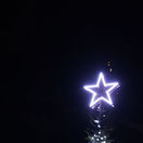 Vianoce, vianočný strom, hviezda, ohňostroj, Texas