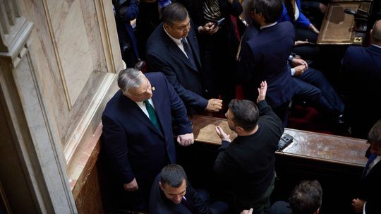 Maďarský premiér Viktor Orbán si v Buenos Aires...