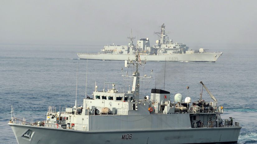 Mínolovka Grimsby ešte v britských službách....