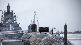 Ruskí námorníci, Putin, jadrová ponorka, Rusko, Moskva, námorníctvo