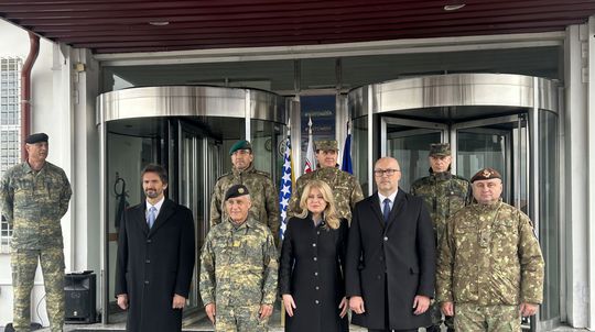 Prezidentka Zuzana Čaputová a minister obrany...