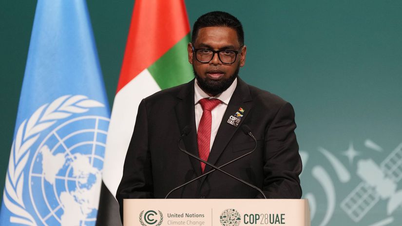 Prezident Guyany Irfaan Ali, klimatický samit,...