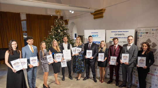 Víťazi jednotlivých kategórií: (zľava) Katarína...