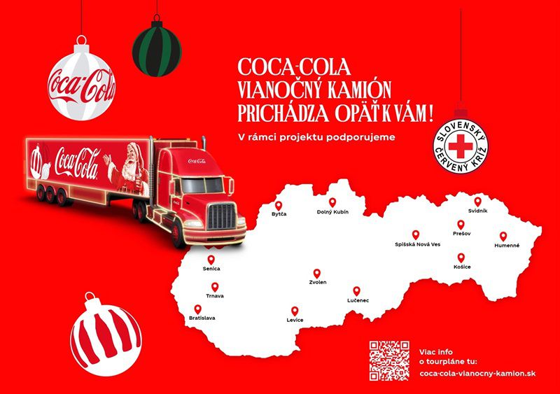 Celý výťažok z predaja na vianočnej roadshow...