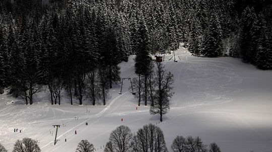 Rakúsko, zima, sneh, Alpy