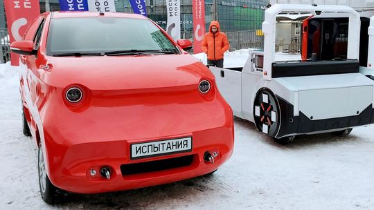 Ruský elektromobil Amber