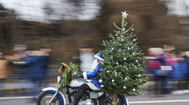 Nemecko, Vianoce, motorka