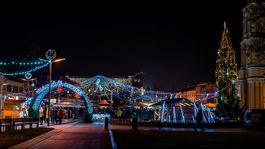 Vianočná dedina vo Zvolene.