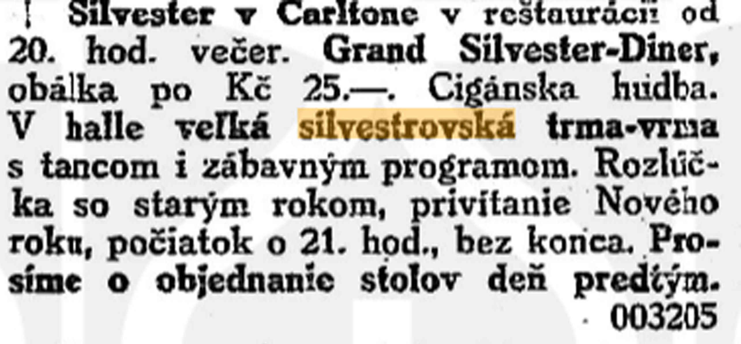 Inzeráty z dobovej tlače.