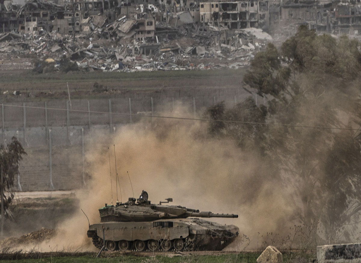 Pásmo Gazy, Izrael, tank
